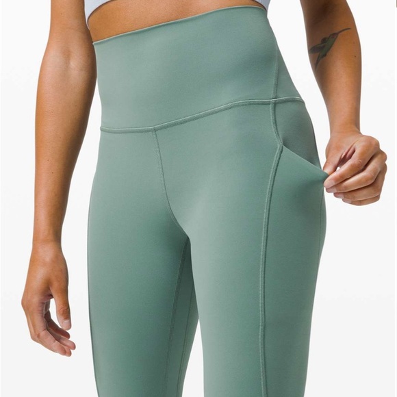 Lululemon Align High Rise Pant with Pockets 25" Tidewater Teal - Picture 5 of 7
